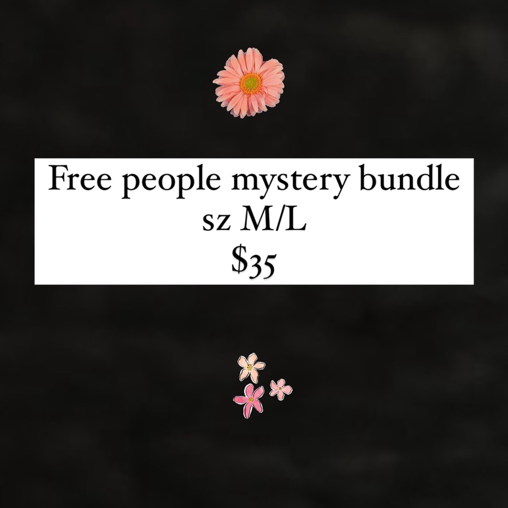Free people mystery bundle size M/L three pieces $35